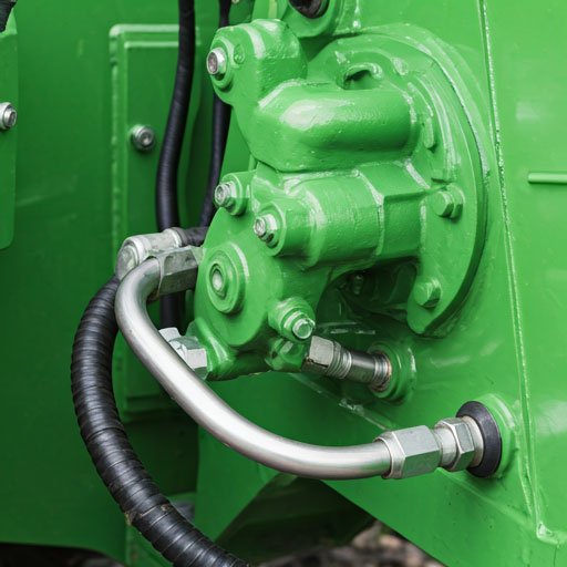 High-tech hydraulic system on agricultural machine